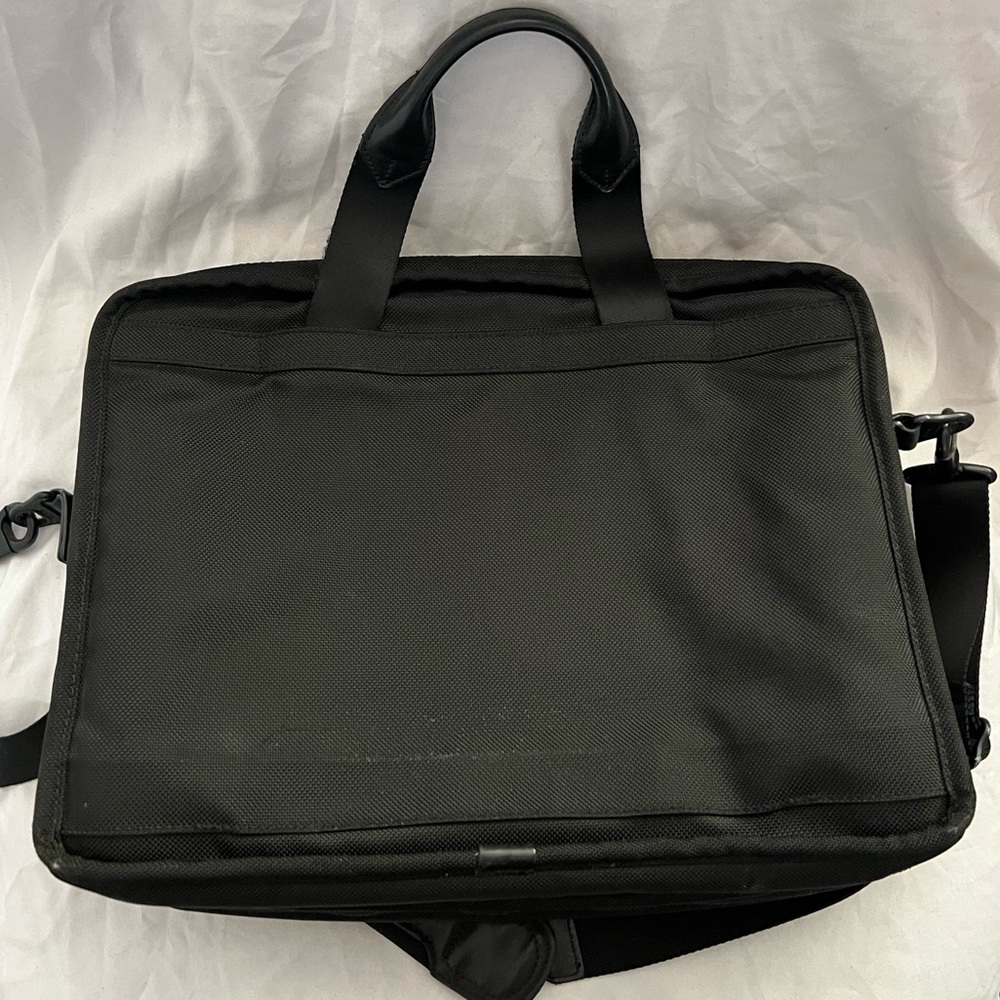 Tumi Alpha 3 Briefcase Laptop Black Ballistic Nylon Bag $650 - Picture 4 of 13